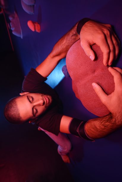 Erotic climbing wall by Bompas & Parr