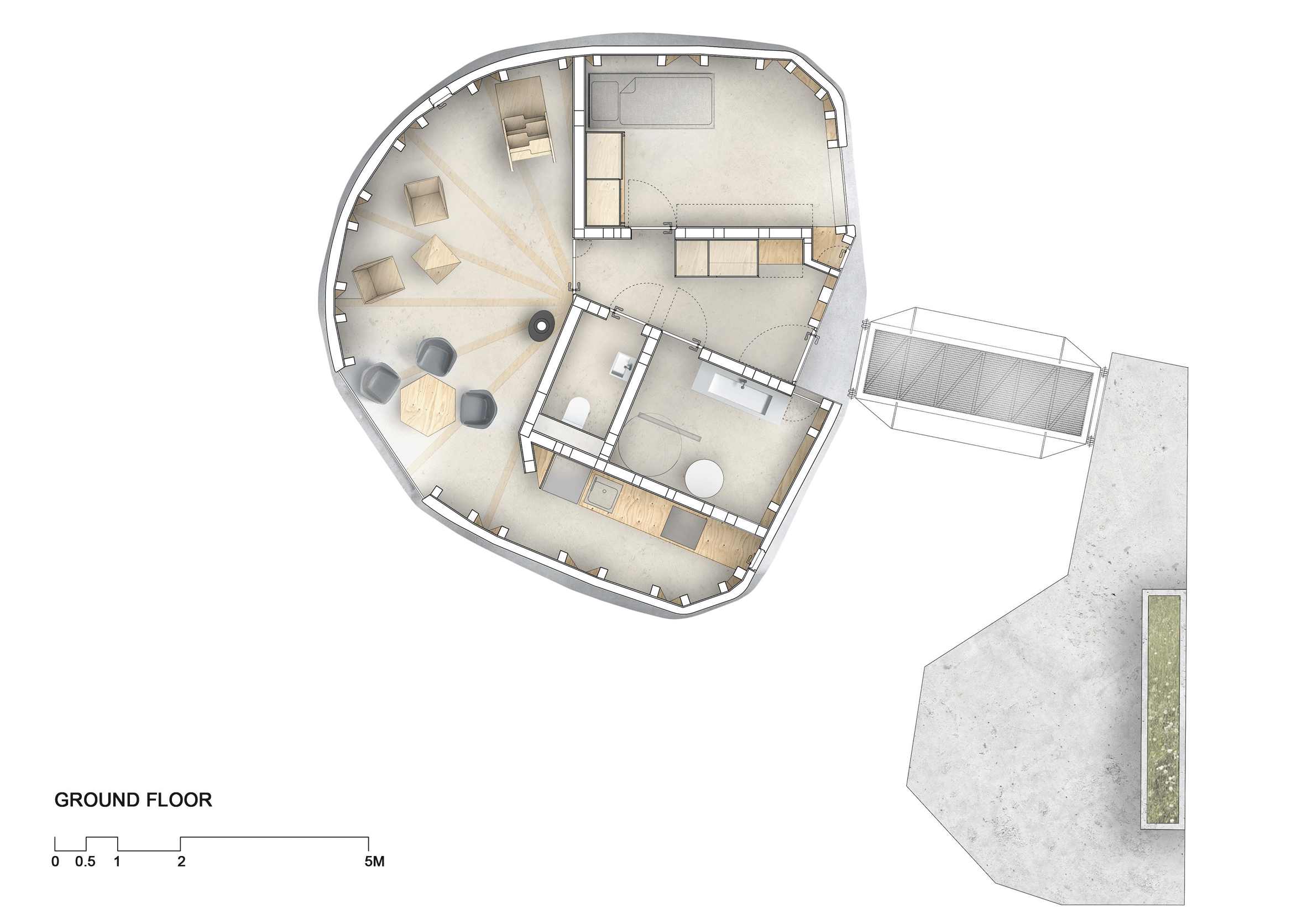 House in the Orchard by Šepka Architekti