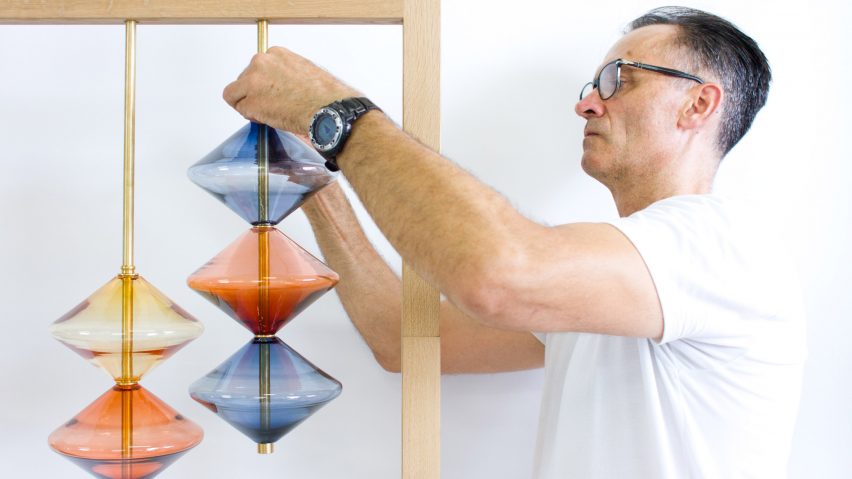 Jeff Goodman Studio blows coloured glass beads for Devil’s Abacus screen