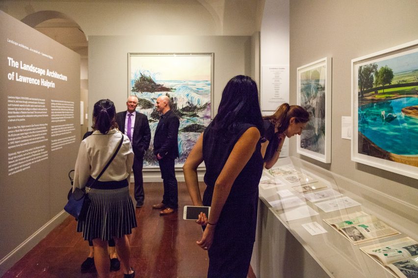 Lawrence Halprin landscape architecture exhibition