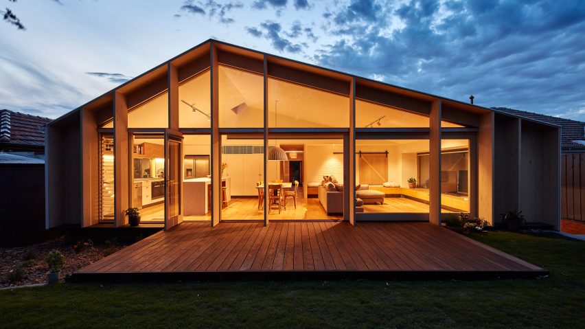 Lean to House by Warc Studio