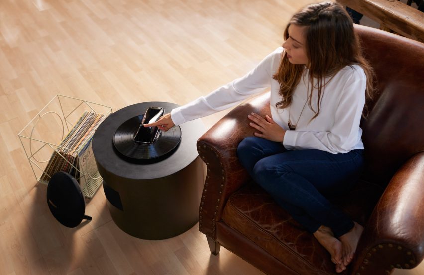Love turntable by Yves Behar