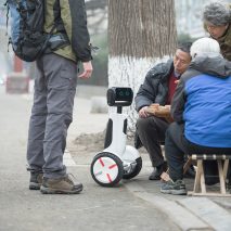 Segway's latest personal transportation device doubles as a robotic companion
