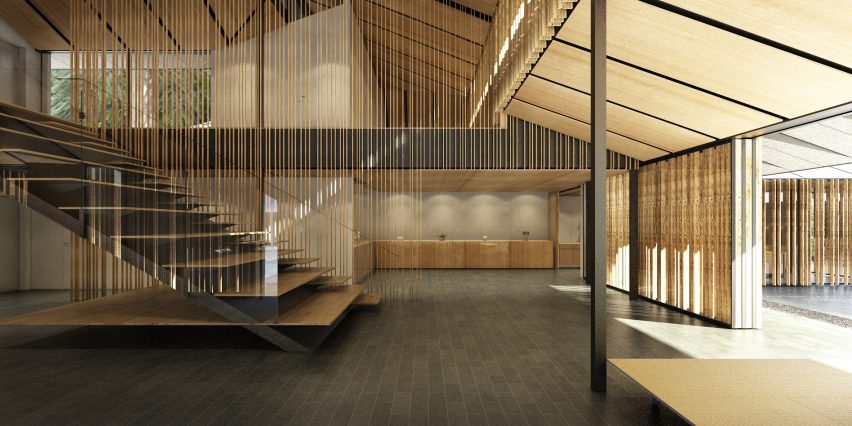Portland Botanic Garden by Kengo Kuma