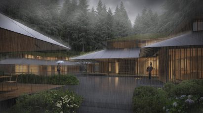 Portland Botanic Garden by Kengo Kuma
