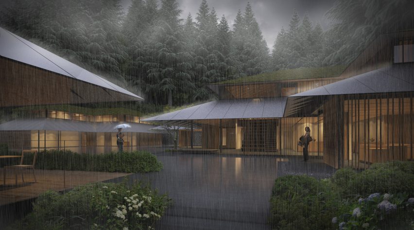 Portland Botanic Garden by Kengo Kuma