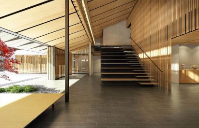 Portland Botanic Garden by Kengo Kuma