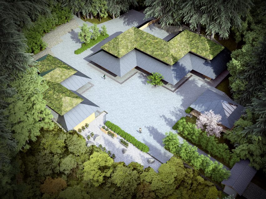 Portland Botanic Garden by Kengo Kuma