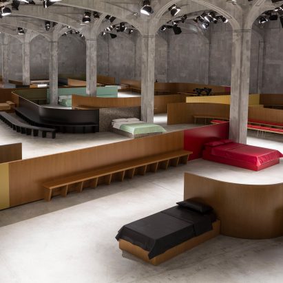 AMO designs Prada catwalk as a series of interior scenes