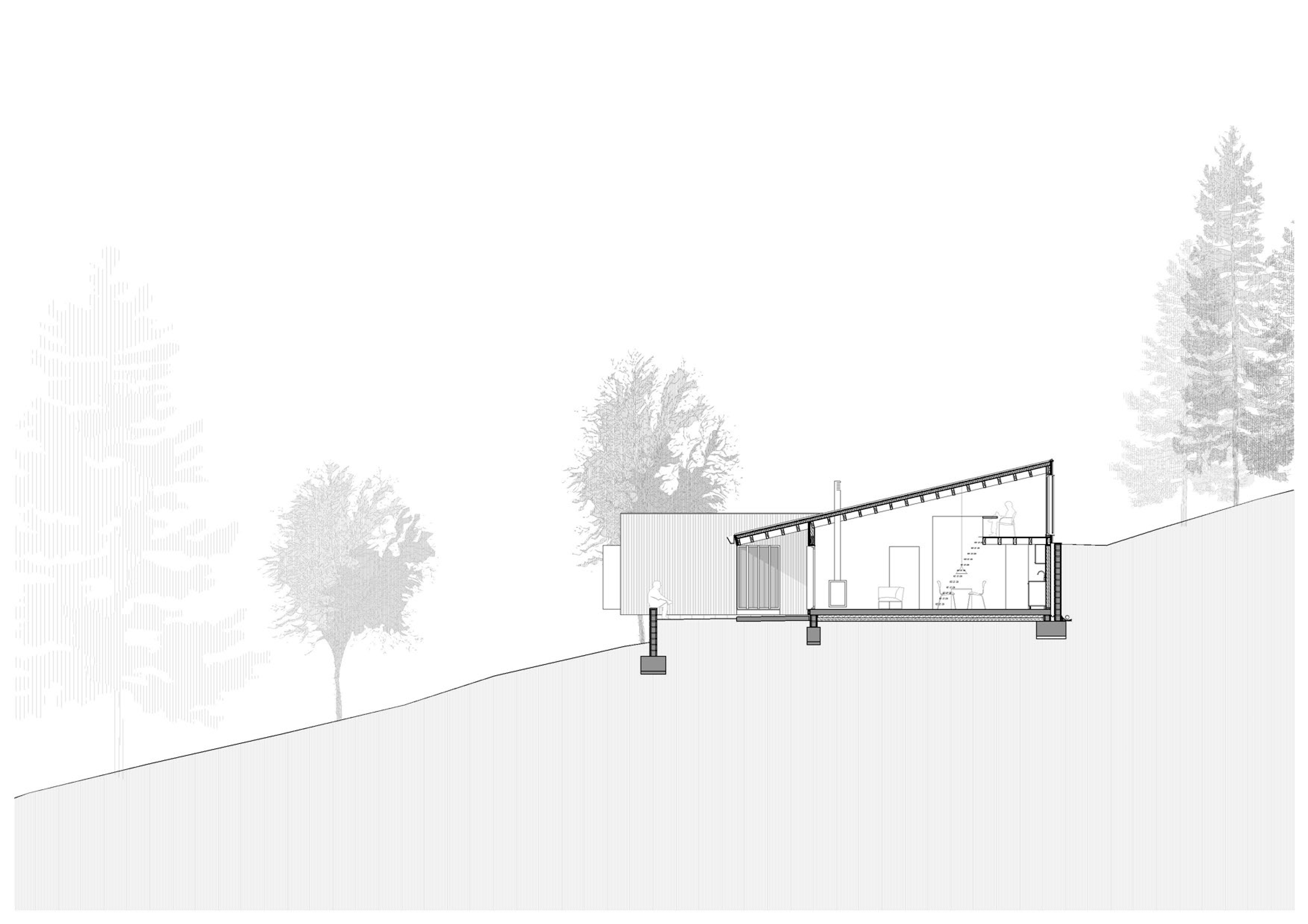 prefab cottage in the Pyrenees by Marc Mogas