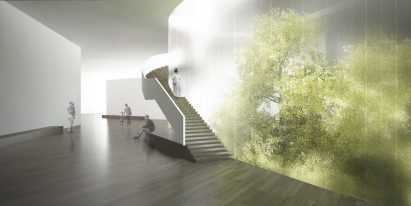 Shanghai Culture and Health Center by Steven Holl