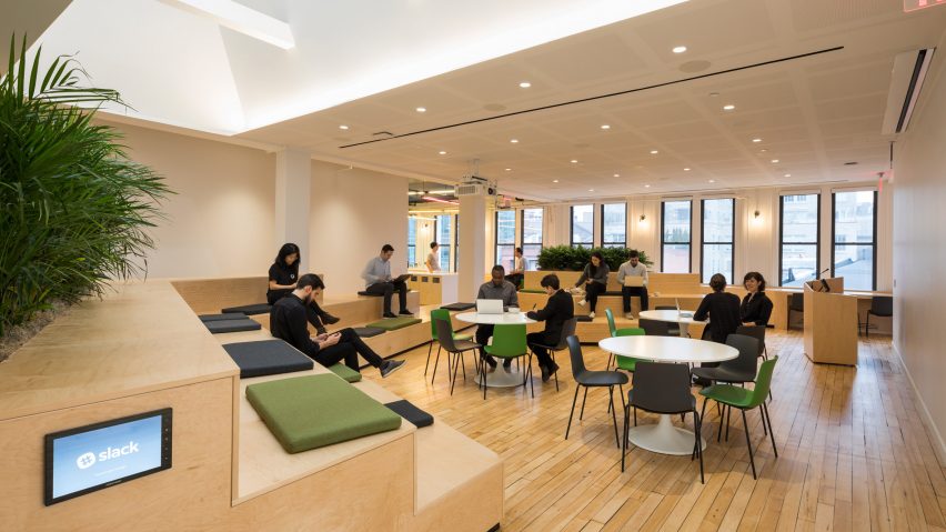 Snøhetta designs pared-back Slack offices in Lower Manhattan
