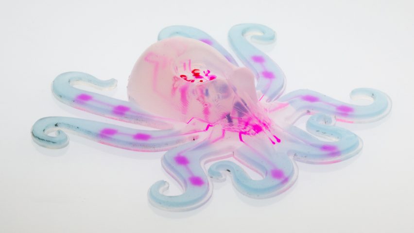 Soft robot by Harvard researchers