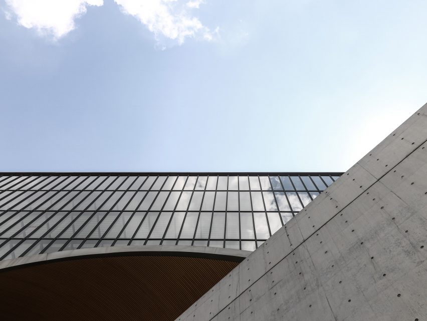 Tadao Ando's Poly Grand Theatre photographed by Yueqi Li