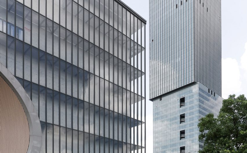 Tadao Ando's Poly Grand Theatre photographed by Yueqi Li
