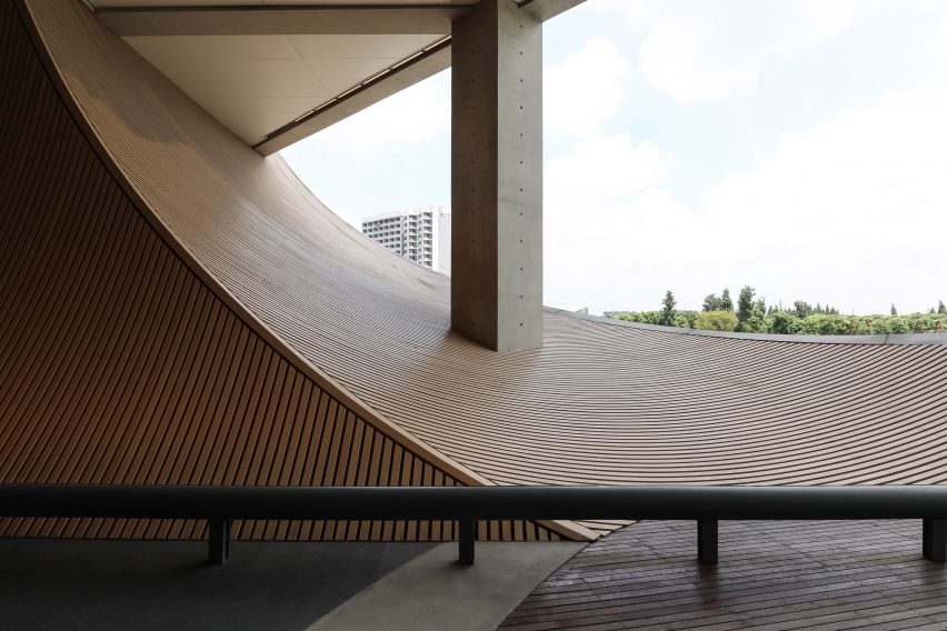 Tadao Ando's Poly Grand Theatre photographed by Yueqi Li