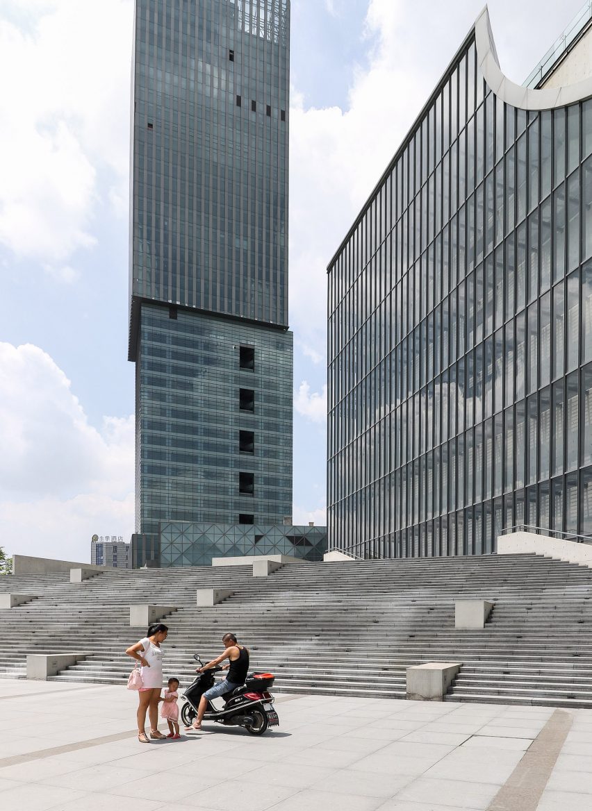 Tadao Ando's Poly Grand Theatre photographed by Yueqi Li