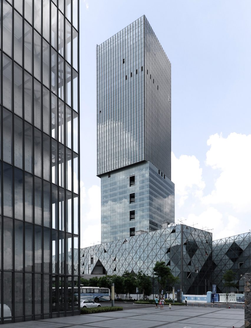 Tadao Ando's Poly Grand Theatre photographed by Yueqi Li