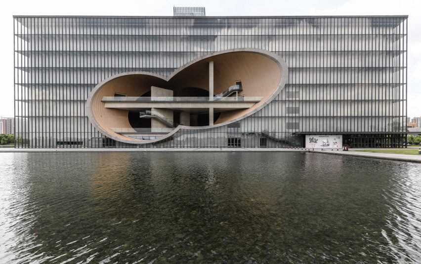 Tadao Ando's Poly Grand Theatre photographed by Yueqi Li