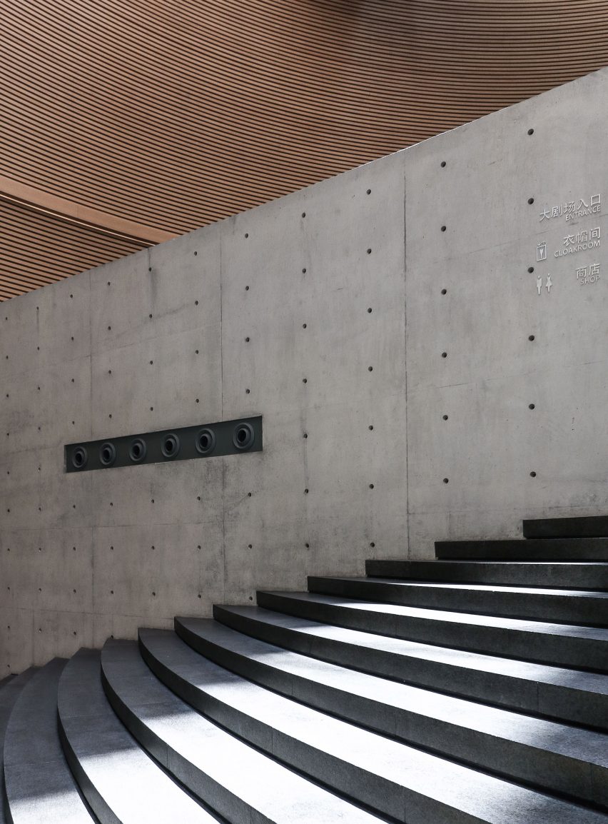 Tadao Ando's Poly Grand Theatre photographed by Yueqi Li
