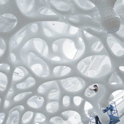 Marc Fornes creates coral-like installation for Orlando convention centre