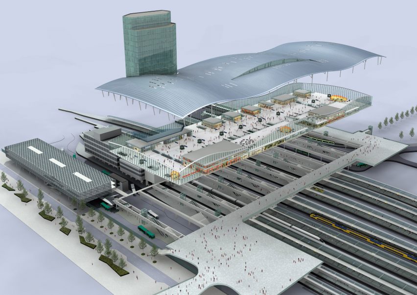 Utrecht Central Station by Benthem Crouwel Architects