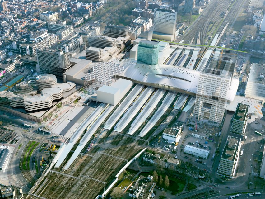 Utrecht Central Station by Benthem Crouwel Architects