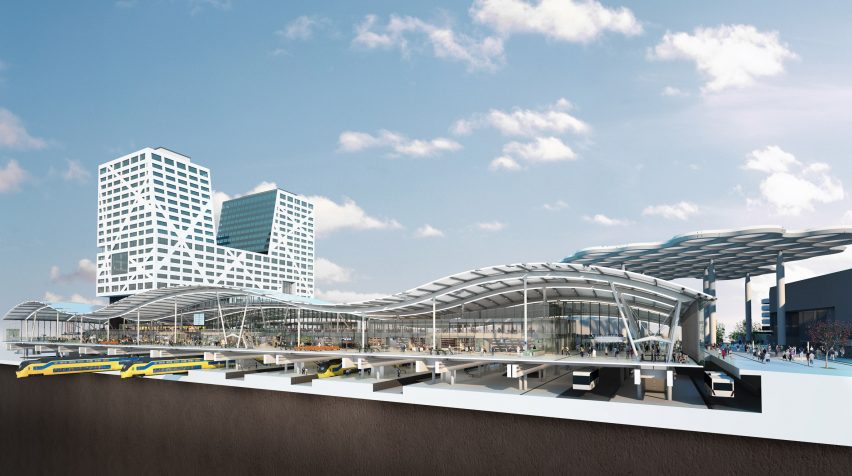 Utrecht Central Station by Benthem Crouwel Architects