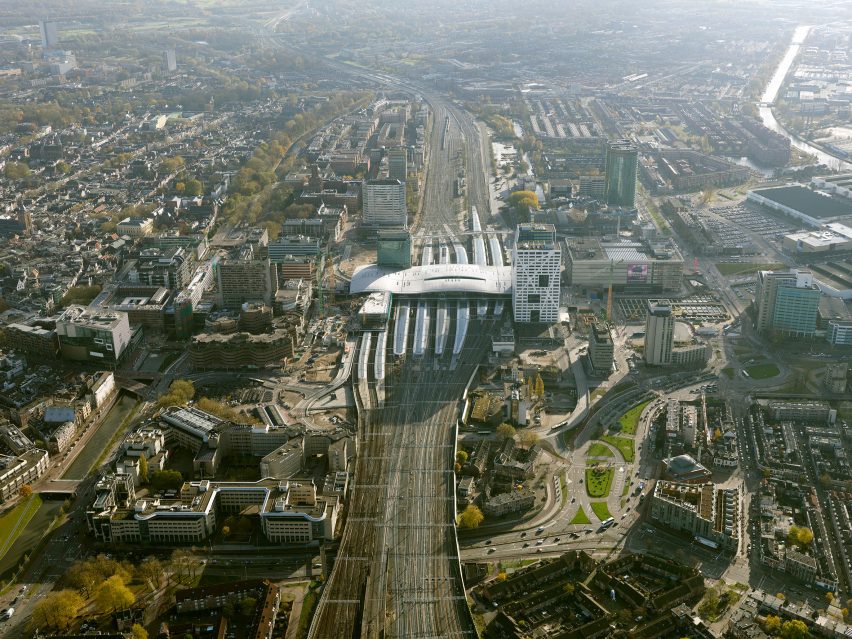 Utrecht Central Station by Benthem Crouwel Architects