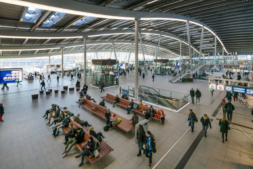 Utrecht Central Station by Benthem Crouwel Architects