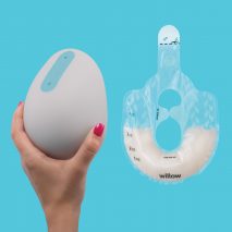 Willow’s wireless breast pump allows women to express milk on the go