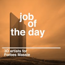 Job of the day: 3D artists for Forbes Massie