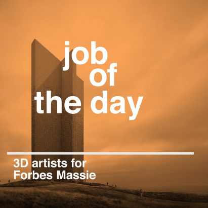 Job of the day: 3D artists for Forbes Massie