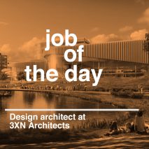 Job of the day: design architect at 3XN Architects