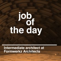 Job of the day: intermediate architect at Formwerkz Architects