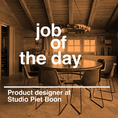 Job of the day: product designer at Studio Piet Boon
