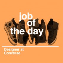 Job of the day: designer at Converse