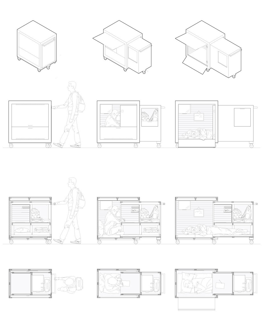 Nomadic-Two-Box-Shelter-MADWorkshop-USC-Homeless-Studio-Project
