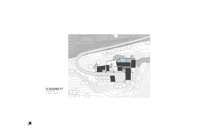 Taghkanic House by Hariri & Hariri - Site Plan