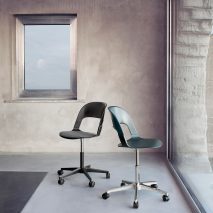 Benjamin Hubert creates new configuration of modular Pair chair for Fritz Hansen