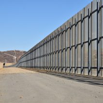 US/Mexico border fence at El Paso, TX