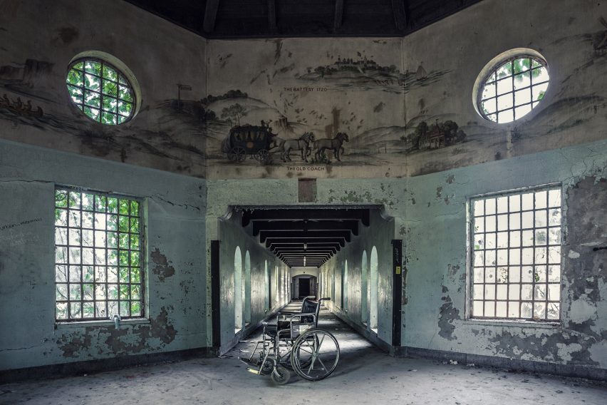 Children's Ward Connector Matt Van der Velde Architecture Abandoned Asylums Interior Jonglez Publishing