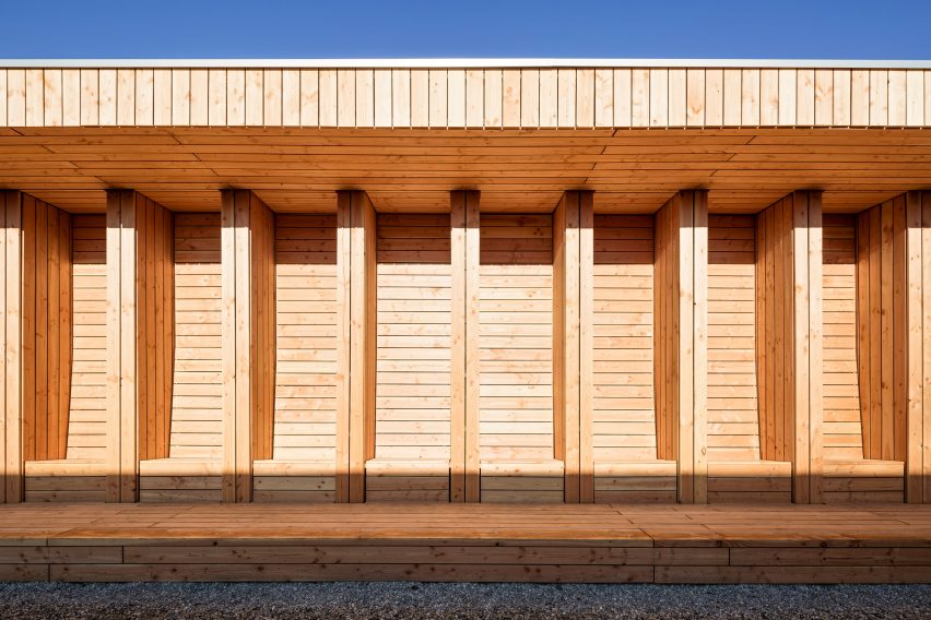 Community Centre in the Refugee Camp Spinelli Mannheim, Germany by Design build