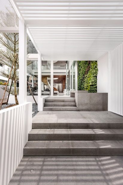 Greja House Front Covered Walkway