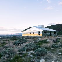 Mirage by Doug Aitken, an installation that is a part of an exhibition called Desert X, curated by Neville Wakefield