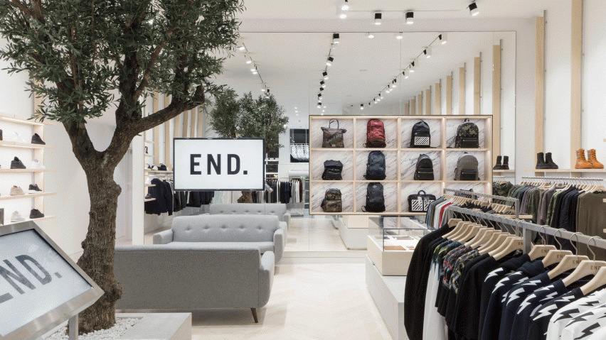 Brinkworth uses mirrors and marble for End Clothing’s new Glasgow store