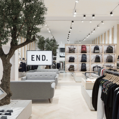 Brinkworth uses mirrors and marble for End Clothing’s new Glasgow store