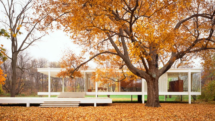 Farnsworth House by Mies van der Rohe