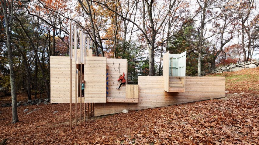 Matter Design’s architectural play equipment encourages kids to crawl, jump and fly