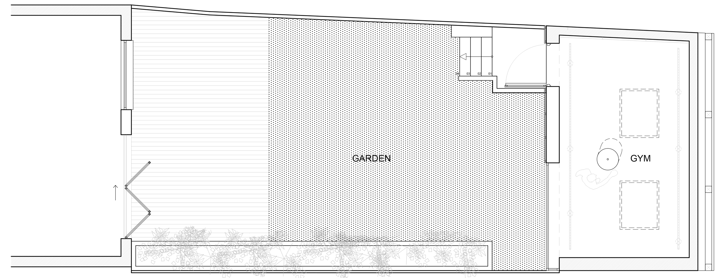 Garden Studio Gym by Eastwest Architecture